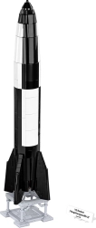 Konstruktors Raķete V2 (560 detaļas)