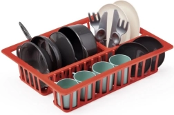 Bērnu trauku žāvētājs ar traukiem