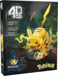4D Build puzle Pokémon Pikachu 3D konstrukcijas komplekts