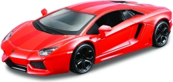 Metāla modelis Lamborghini Aventador Coupé 1:32 oranža metāliska – Bburago Hobby