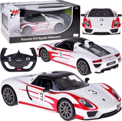 Rastar RC auto Porsche 918 Spyder 1:14 – Bílá