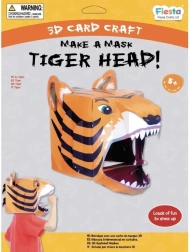 Radošais komplekts 3D tīģera maska Fiesta Crafts