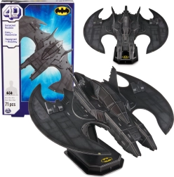 Puzzle 4D Build Batman Batwing 3D modelis salikšanai