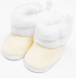 Zīdaiņu ziemas zābaciņi NEW BABY smilškrāsā (3–6 mēneši)
