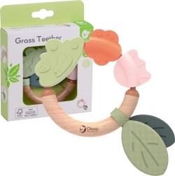 Koka grabulīši un košļājamais riņķis 2-in-1 Classic World