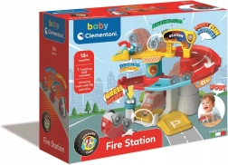 Clementoni Baby auto garāža Tumbling Cars – ugunsdzēsēju stacija