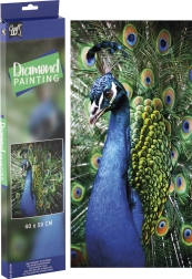 Grafix diamond painting – peacock 40 × 50 cm