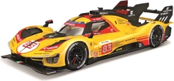 Bburago 1:18 Ferrari 499P LMH nr. 83 24H Le Mans 2024 aizsargājošā hard case futrālī