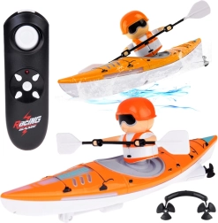 Illuminated Kayak with Remote-Controlled Paddler
