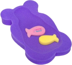 Violeta New Baby putu vanniņas paliktnis lāča formā