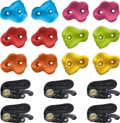 Bērnu kāpšanas satvērieni kokam ar siksnām, 12 gab.