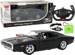Tālvadības auto Dodge Charger 1:16, melns