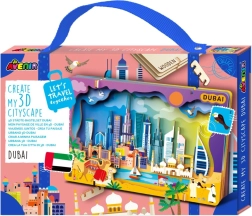 Koka 3D puzle pilsētas panorāma – DUBAJA