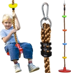 Dārza šūpoles ar kāpšanas virvi bērniem Kruzzel