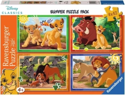 Ravensburger puzle Disney: Karalis Lauva 4×42 gabaliņi