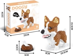 Konstruktors 1200 detaļu welsh corgi