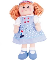 Auduma lelle Louise 38 cm no Bigjigs Toys
