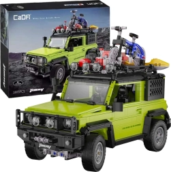 CaDA SUZUKI JIMNY 2v1 apvidus auto konstruktors, zaļš, 1803 detaļas