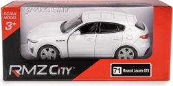 Metal car model MASERATI Levante GTS 2019 1:32 white – RMZ City