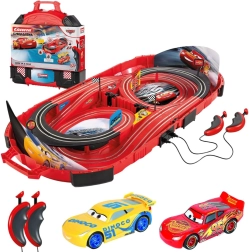 Carrera Speed Arena Disney Pixar Cars portable slot car racing track in a case
