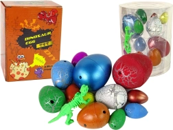 Augoša dinozauru ola – komplekts 12 gab., dažādi izmēri