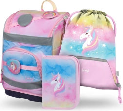 BAAGL komplekts 3 Zippy Plus Rainbow Unicorn