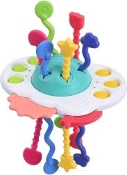 Playgo sensorā stiepjamā rotaļlieta ar burbuļiem 16 cm