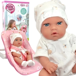 WOOPIE Royal baby doll 30.5 cm with pink carrier