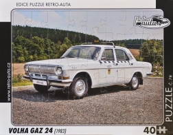 Retro car puzzle Volga GAZ 24 (1983) – 40 pieces