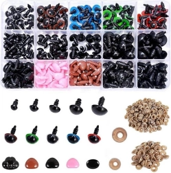 Drošas acis un deguni mīkstajām rotaļlietām – komplekts 560 gab.