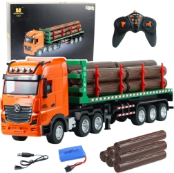 RC kravas auto koksnes pārvadāšanai HUINA 1:18