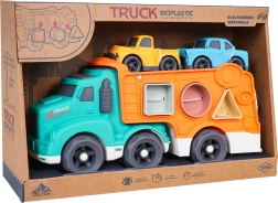 Eko evakuators ar formu šķirotāju un mašīnītēm