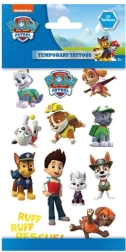 Pagaidu tetovējumi Paw Patrol – 12 gab.