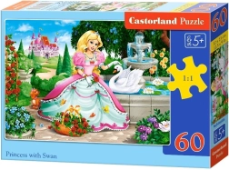 Puzle 60 gabaliņi – Princese ar gulbi