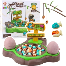 Bērnu spēle Dinozauru ķeršana ar magnētiem un skaņām