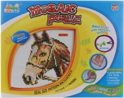 Horse-Themed Mosaic