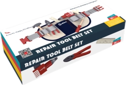 Koka darbarīku komplekts ar jostu bērniem no 3 gadu vecuma