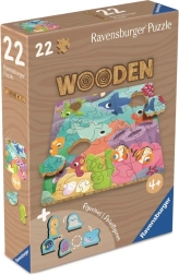 Koka puzle Zemūdens pasaule 22 detaļas RAVENSBURGER