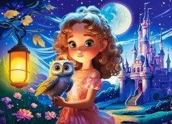 Princess with Owl 120-Piece Puzzle