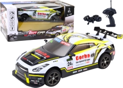 RC driftēšanas sporta auto 1:16 ar nomaināmiem riteņiem