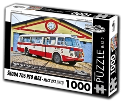 Puzzle RETRO-AUTA Škoda 706 RTO MEX – bus, 1000 pieces