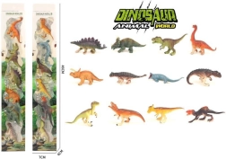 Komplekts: 6 plastmasas dinozauri blisteriepakojumā