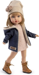 Reālistiska lelle Penelope 34 cm ar pilnībā vinila korpusu