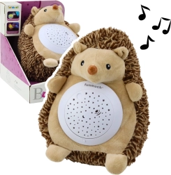 Pūkains ezītis ar projektoru un melodijām bērniem