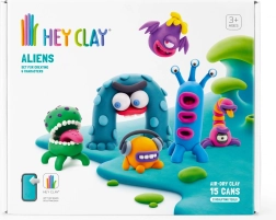 Hey clay aliens – radošs plastilīna komplekts bērniem