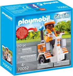 Playmobil City Life glābējs uz segveja ar piederumiem