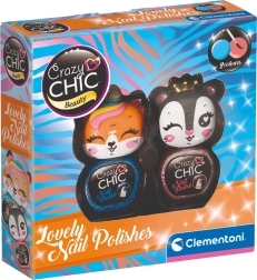 Clementoni Crazy Chic Beauty: nagu laku komplekts Lovely – Dubultais iepakojums