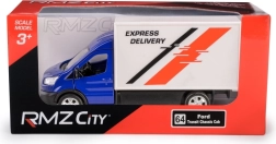 Metāla piegādes furgona modelis EXPRESS DELIVERY 1:43 zils ar pull-back