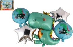 Dinozaura tematisko piepūšamo balonu komplekts, 5 gab.