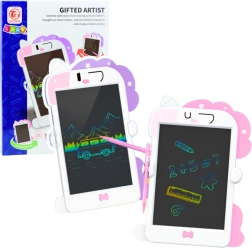 LCD zīmēšanas planšete ar pildspalvu Vienradzis, rozā